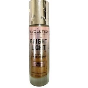 Revolution Bright Light 4-In-1 Face Glow Lustre Luminous Deep (0.77fl.oz / 23ml)
